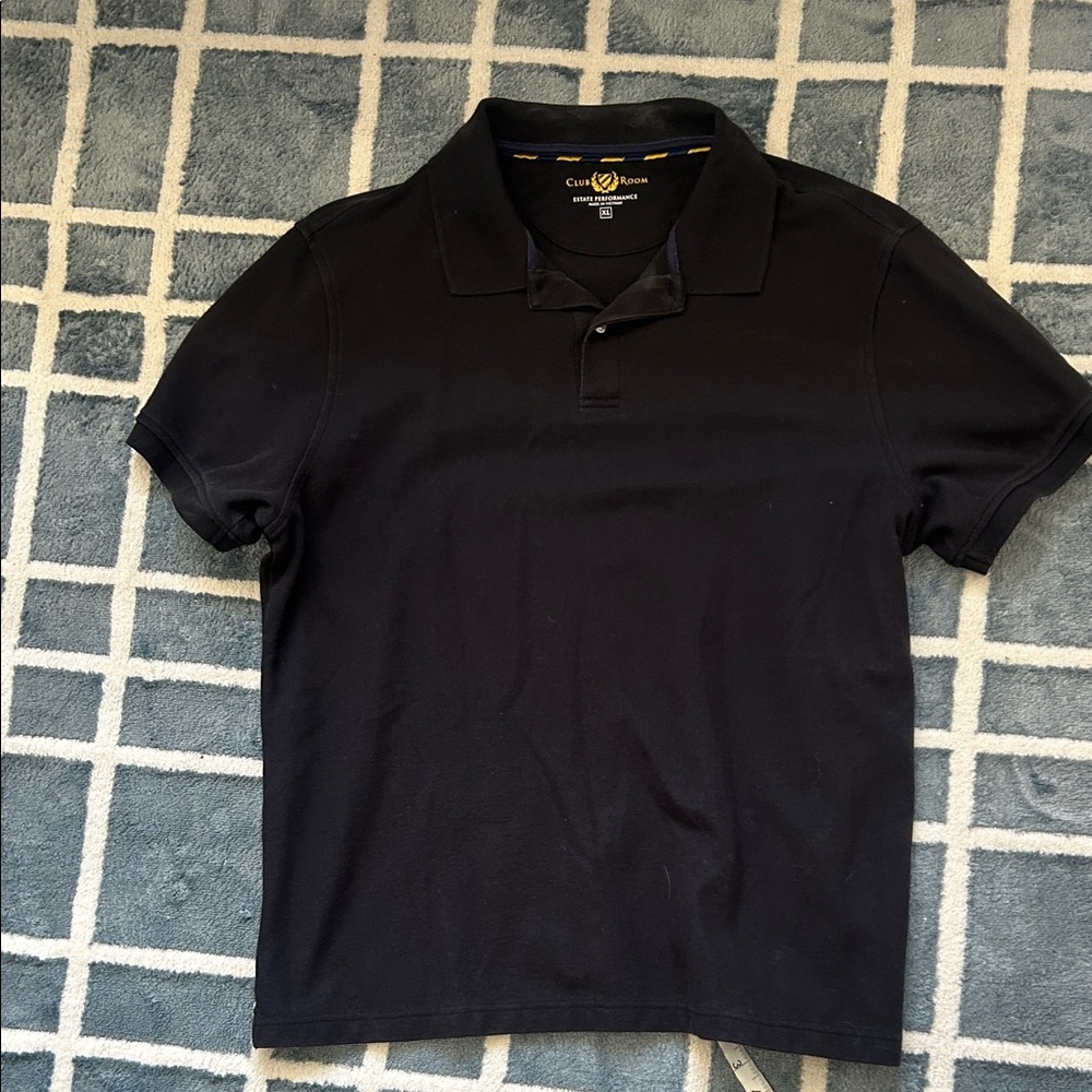 Club room Classic Black Polo